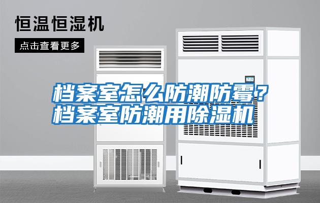 檔案室怎么防潮防霉?檔案室防潮用除濕機