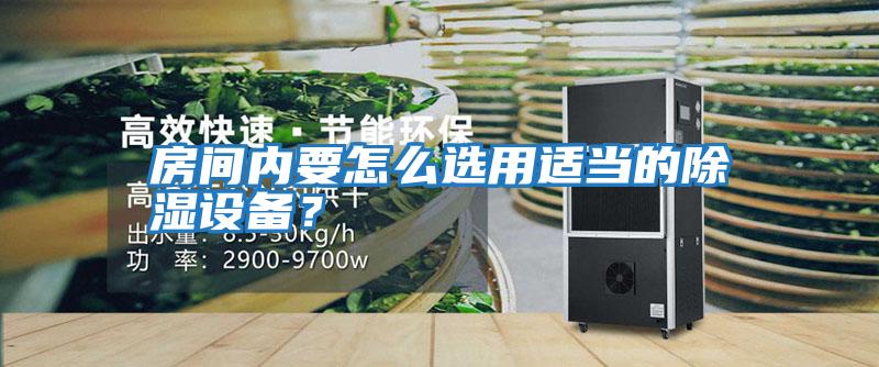 房間內要怎么選用適當的除濕設備？