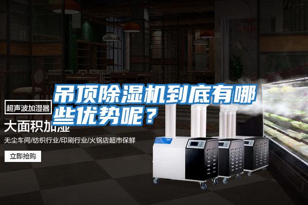 吊頂除濕機到底有哪些優勢呢？