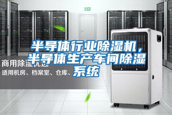 半導體行業(yè)除濕機,半導體生產(chǎn)車間除濕系統(tǒng)