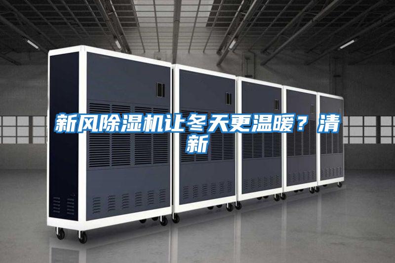 新風(fēng)除濕機讓冬天更溫暖？清新