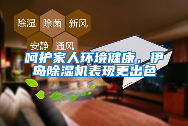 呵護家人環境健康,伊島除濕機表現更出色