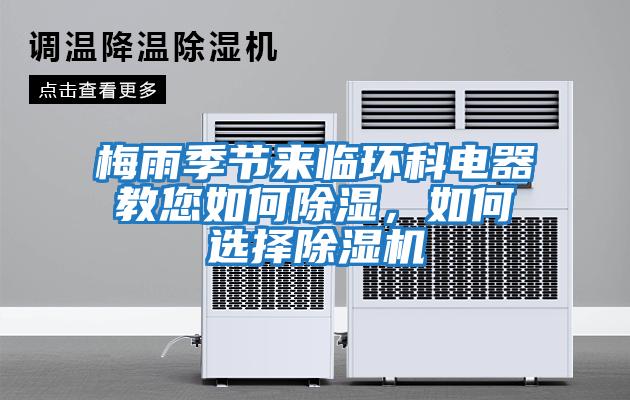梅雨季節來臨環科電器教您如何除濕，如何選擇除濕機