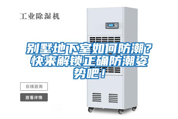 別墅地下室如何防潮？快來解鎖正確防潮姿勢吧！