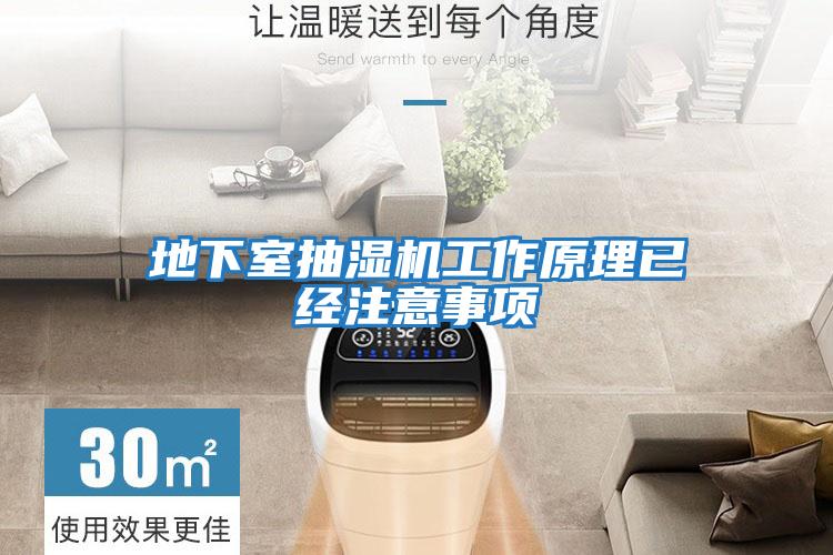 地下室抽濕機工作原理已經注意事項