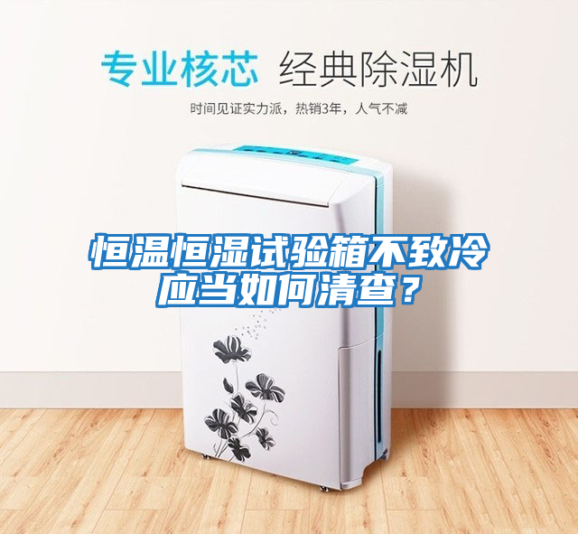 恒溫恒濕試驗箱不致冷應(yīng)當(dāng)如何清查？