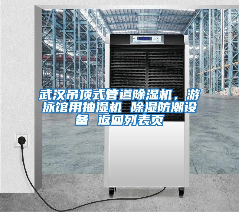 武漢吊頂式管道除濕機，游泳館用抽濕機 除濕防潮設備 返回列表頁