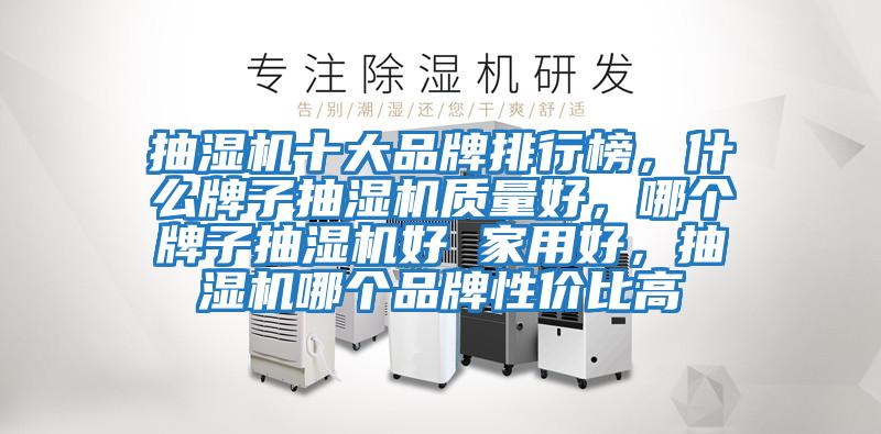抽濕機十大品牌排行榜，什么牌子抽濕機質量好，哪個牌子抽濕機好 家用好，抽濕機哪個品牌性價比高