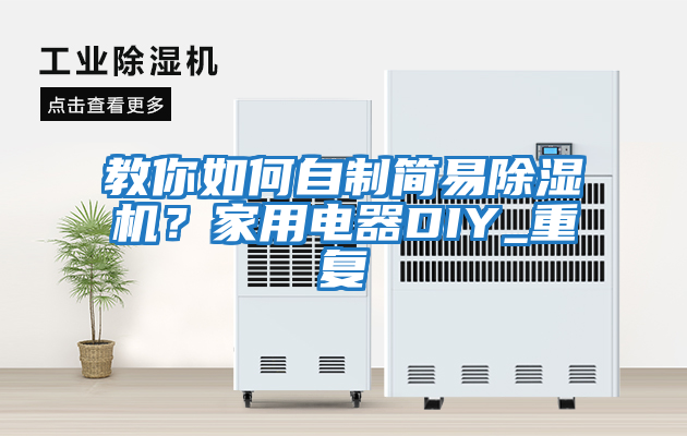 教你如何自制簡易除濕機？家用電器DIY_重復