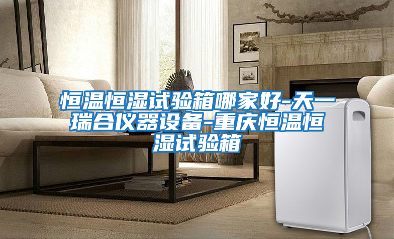 恒溫恒濕試驗箱哪家好-天一瑞合儀器設備-重慶恒溫恒濕試驗箱