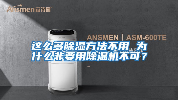 這么多除濕方法不用 為什么非要用除濕機(jī)不可？