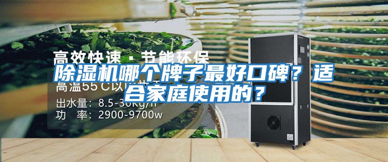 除濕機(jī)哪個牌子最好口碑？適合家庭使用的？