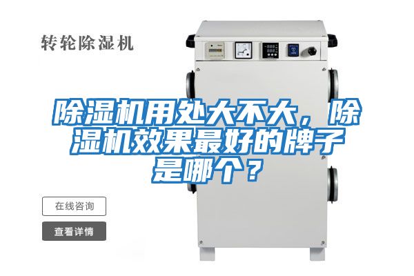 除濕機(jī)用處大不大，除濕機(jī)效果最好的牌子是哪個？